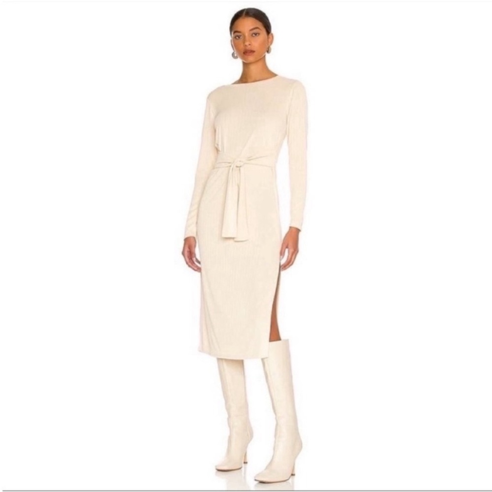 BB Dakota Steve Madden rib long sleeve knit dress from Revolve